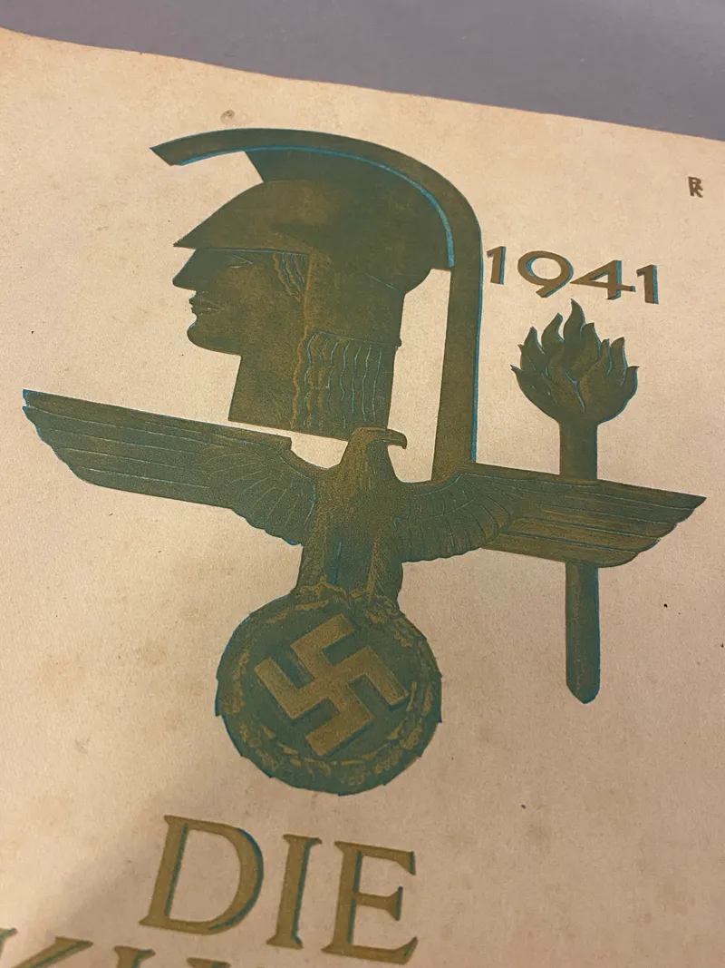 Original tysk kunstbog fra ww2, med massere af billeder