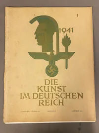 Original tysk kunstbog fra ww2, med massere af billeder