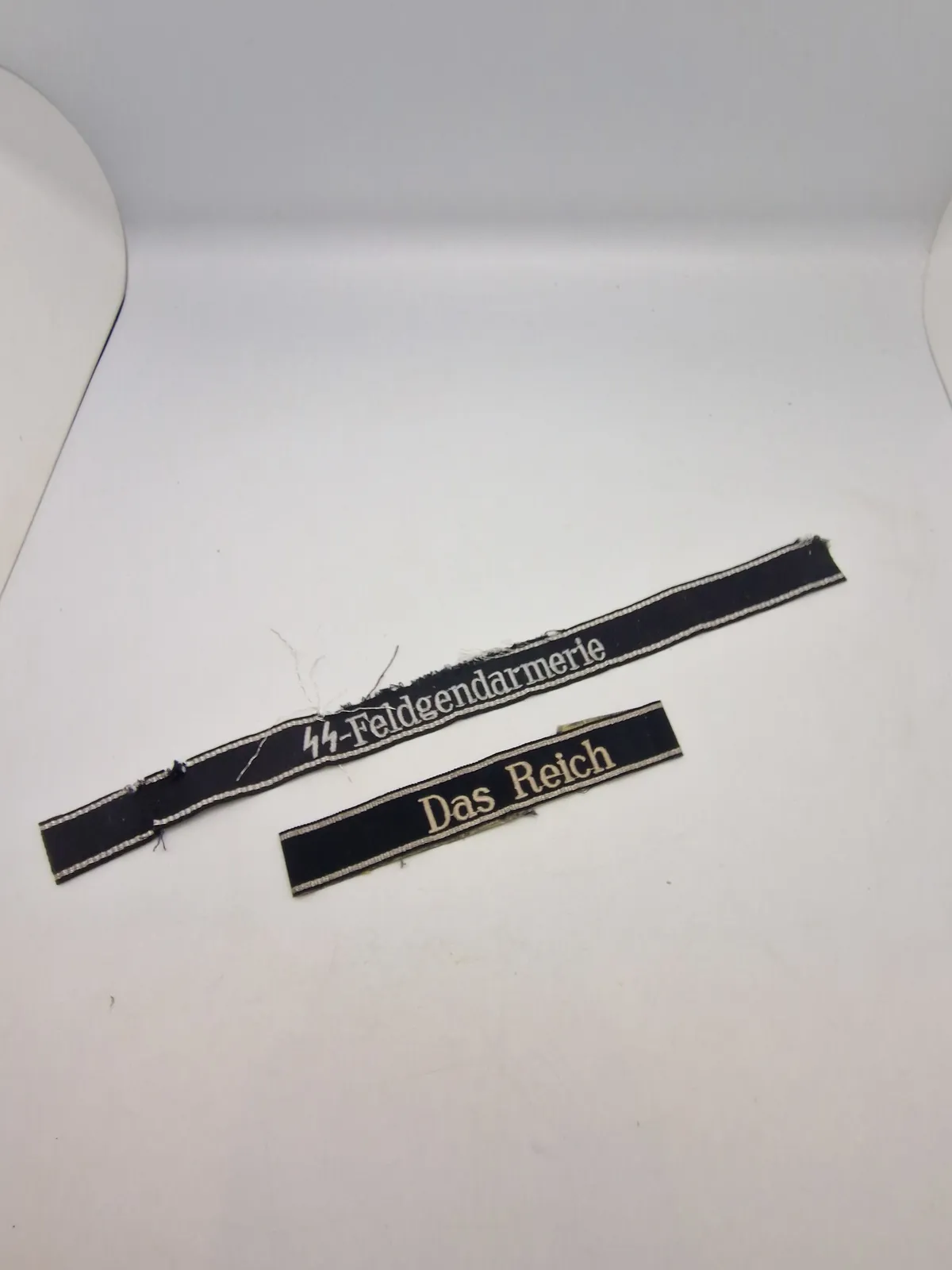 To stk Waffen-SS Cufftitles - Efterkrigs