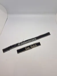 To stk Waffen-SS Cufftitles - Efterkrigs