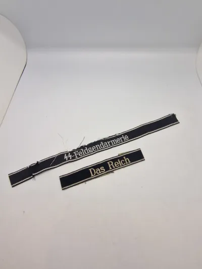 To stk Waffen-SS Cufftitles - Efterkrigs