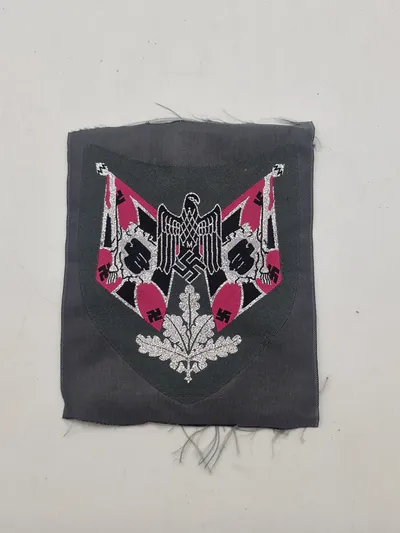 Original Panzer Waffenrock Standard Bearer Sleeve Shield