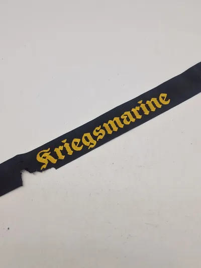 Originalt Kriegsmarine huebånd -ww2