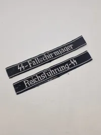 To stk W-SS Cufftitles -Efterkrigs