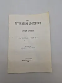 DET AUTOMATISKE JAGTGEVÆR

SYSTEM SJÖGREN

KALIBER 125 SKUD