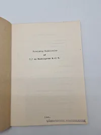 Foreløbig Beskrivelse af 7,7 mm Maskingevær M. 45 E.