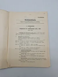 REGLEMENT

for

maskinpistol m/49