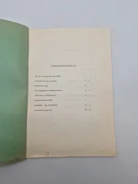 KORT BESKRIVELSE AF MASKINGEVÆR M/62