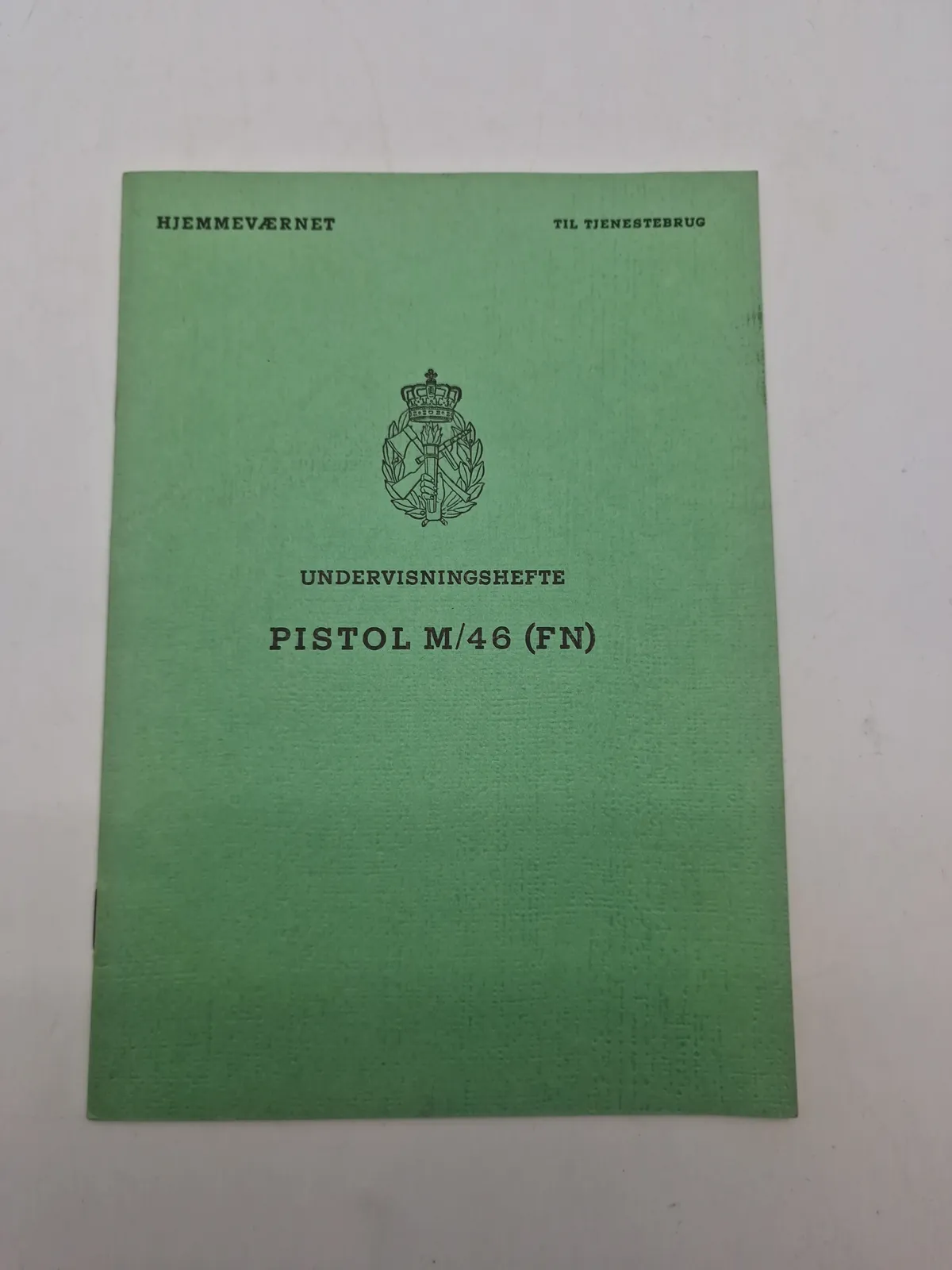UNDERVISNINGSHEFTE

PISTOL M/46 (FN)