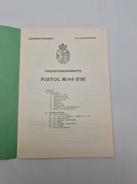 UNDERVISNINGSHEFTE

PISTOL M/46 (FN)