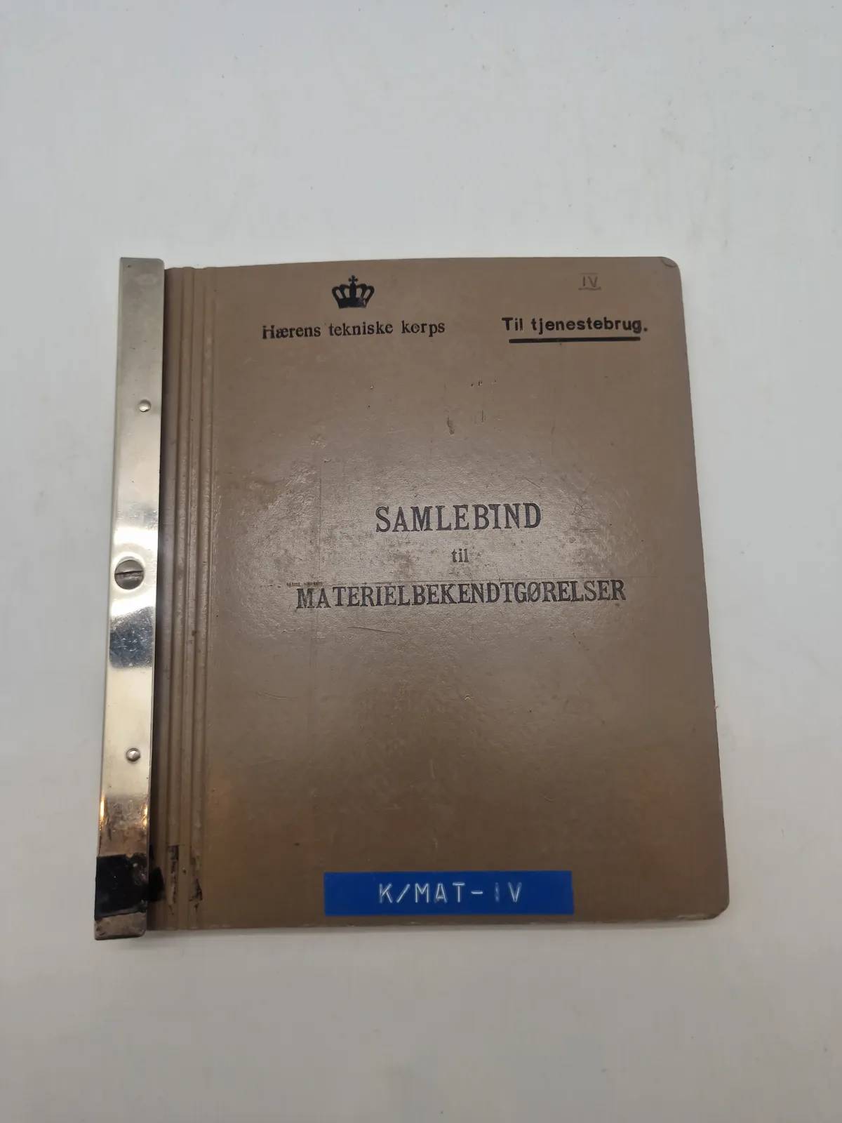 SAMLEBIND

til

MATERIELBEKENDTGØRELSER