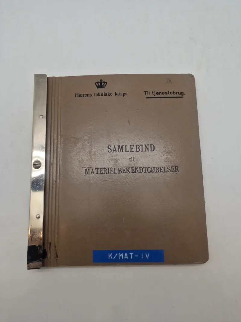 SAMLEBIND

til

MATERIELBEKENDTGØRELSER