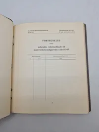 SAMLEBIND

til

MATERIELBEKENDTGØRELSER