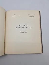 SAMLEBIND

til

MATERIELBEKENDTGØRELSER