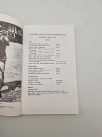 List of All Parts of Gun, Submachine, Cal..45, Thompson, M1928A1, M1 and M1A1
