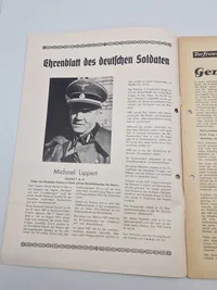 Samling SS veteranblade - Der Freiweillige