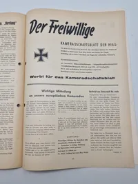 Samling SS veteranblade - Der Freiweillige