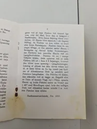 Vejledning i Tilpasning af Reservedele til PISTOL 1910 samt Istandsættelse af Pistolen