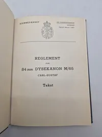 REGLEMENT

84 mm DYSEKANON M/65

CARL-GUSTAF
