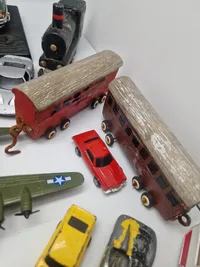 Samling diverse modelbiler