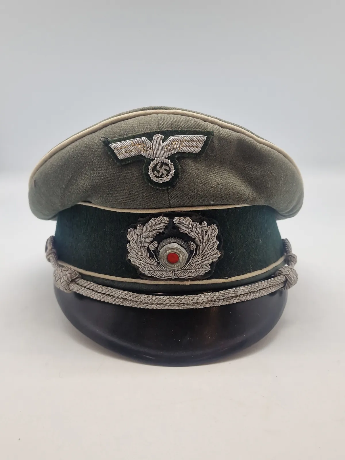 Original tysk Infanterie Schirmmütze Officer  - ww2