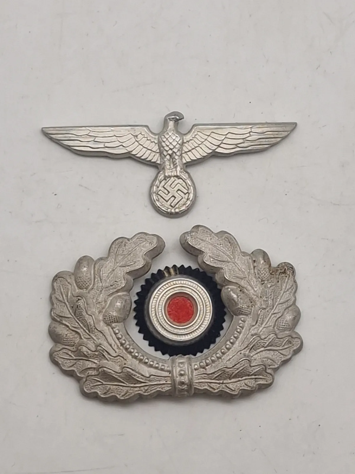 Originalt sæt Wehrmacht officers kasket sæt