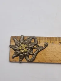 Original Edelweis cap badge - ww2