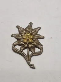 Original Edelweis cap badge - ww2
