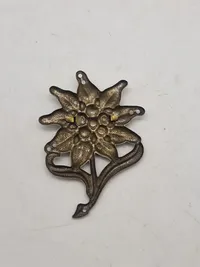 Original Edelweis cap badge - ww2