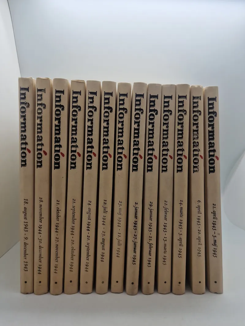 Kompet samling “Information” ww2 Ekstremt sjældent