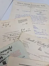 Samling vedrørende våbenforetning i 30 erne