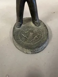 Original frihedskæmper figur af metal