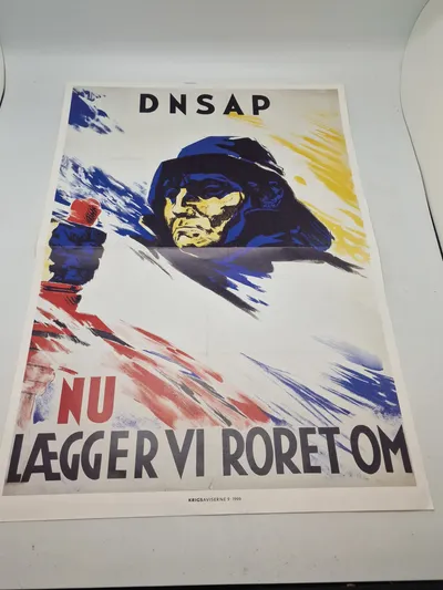 DNSAP plakat - Genoptryk