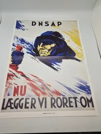 DNSAP plakat - Genoptryk