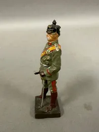 Original Lineol figur fra 30/40 erne, Hindenburg i topstand