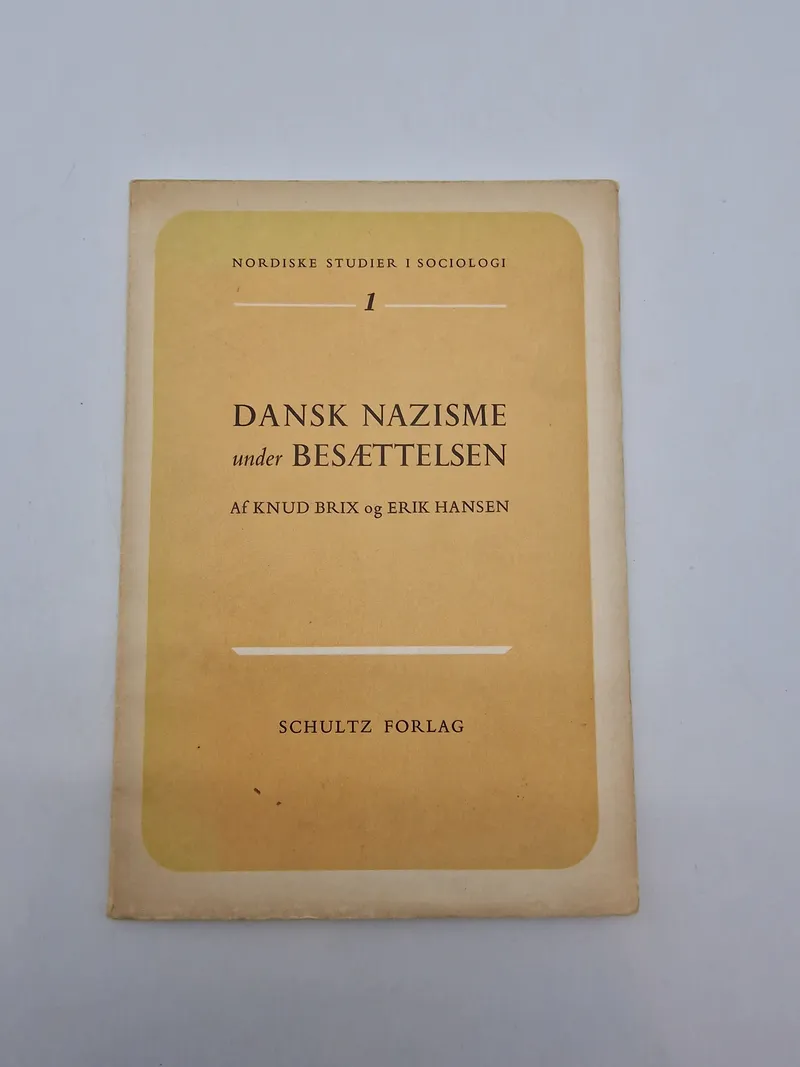 Dansk nazisme under besættelsen