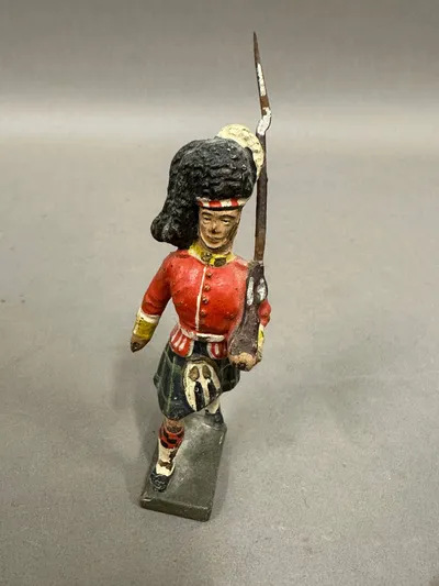 Original Lineol figur fra 30/40 erne, Skotsk soldat