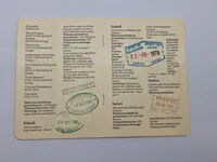 Samling originale rejsechecks
