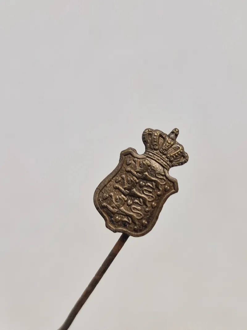 Original dansk national pin fra perioden omkring ww2