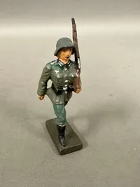 Original Lineol figur fra 30/40 erne, Tysk soldat