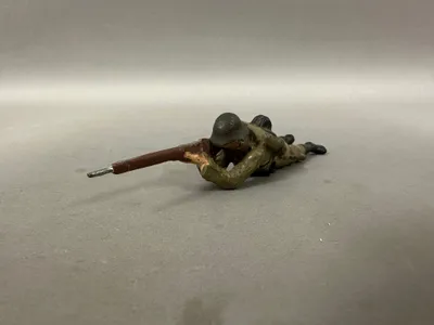 Original Lineol figur fra 30/40 erne, Tysk soldat