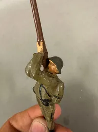 Original Lineol figur fra 30/40 erne, Tysk soldat