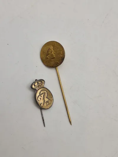 Royal pin samt pin fra national komiteen