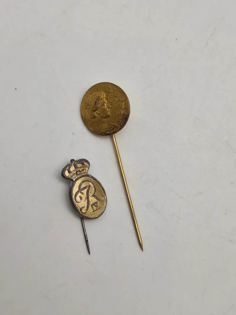 Royal pin samt pin fra national komiteen
