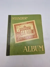 Originalt album med tyske frimærker