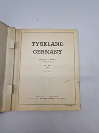 Originalt album med tyske frimærker