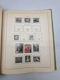 Originalt album med tyske frimærker