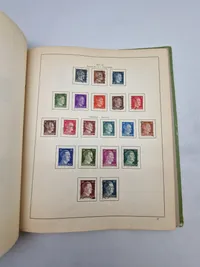 Originalt album med tyske frimærker