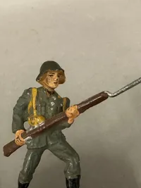 Original Lineol figur fra 30/40 erne, Tysk soldat