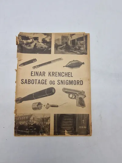 EJNAR KRENCHEL SABOTAGE OG SNIGMORD - sjælden